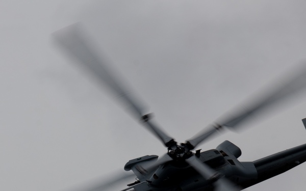 HMLAT-303 flies over Camp Pendleton