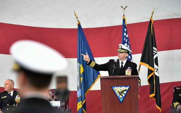 Airborne Command &amp; Control and Logistics Wing holds change-of-command ceremony