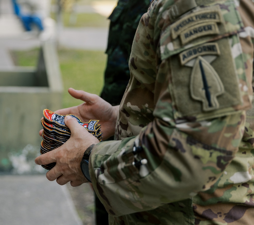 Cobra Gold 25 | Thailand, U.S. SOF patch exchange