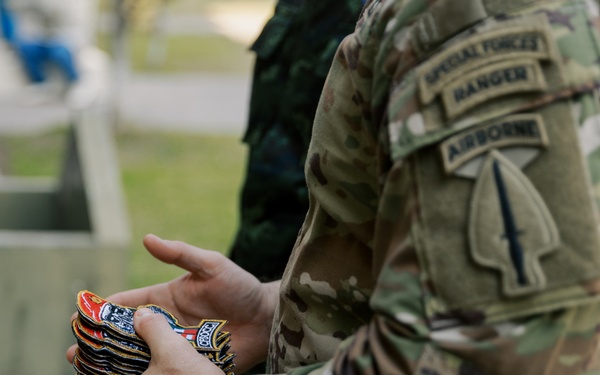 Cobra Gold 25 | Thailand, U.S. SOF patch exchange