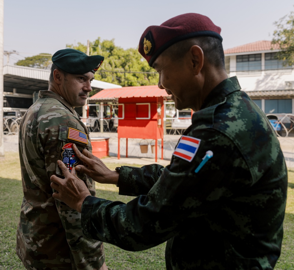 Cobra Gold 25 | Thailand, U.S. SOF patch exchange