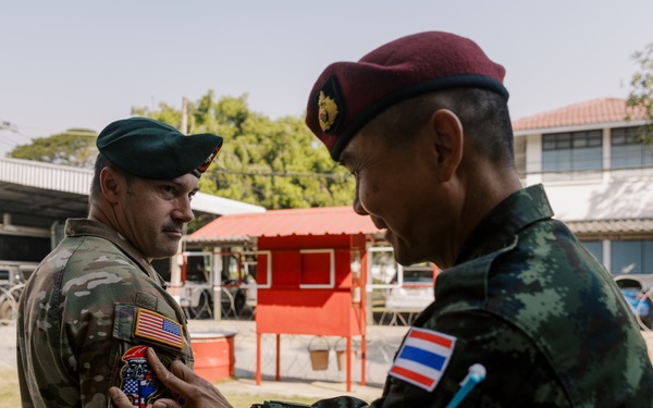 Cobra Gold 25 | Thailand, U.S. SOF patch exchange