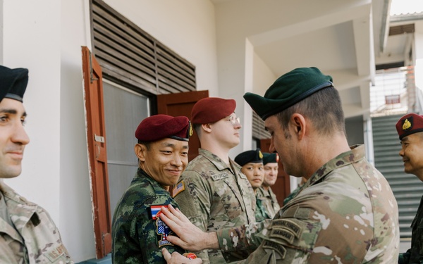 Cobra Gold 25 | Thailand, U.S. SOF patch exchange