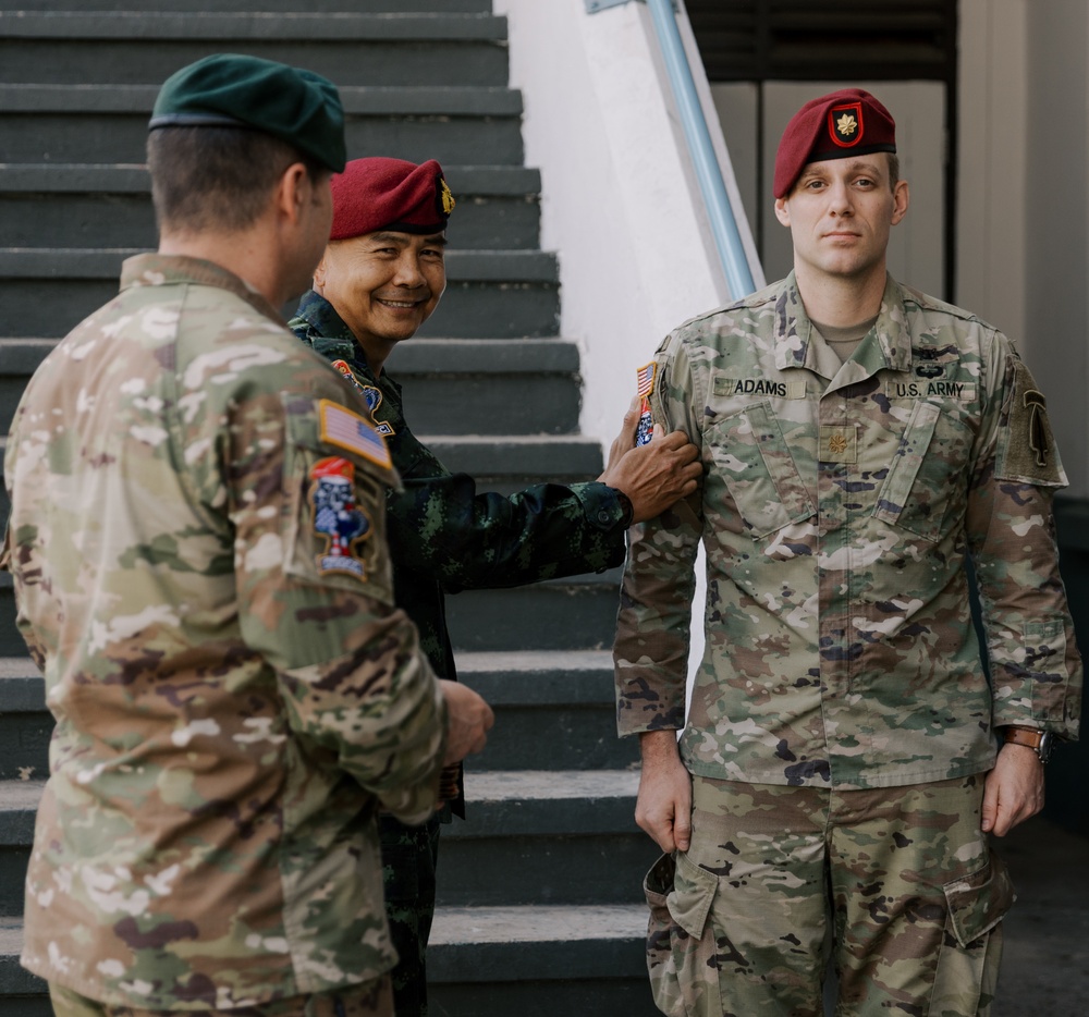 Cobra Gold 25 | Thailand, U.S. SOF patch exchange