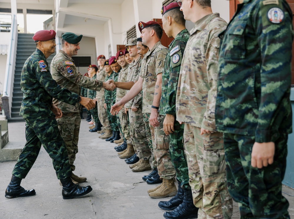 Cobra Gold 25 | Thailand, U.S. SOF patch exchange