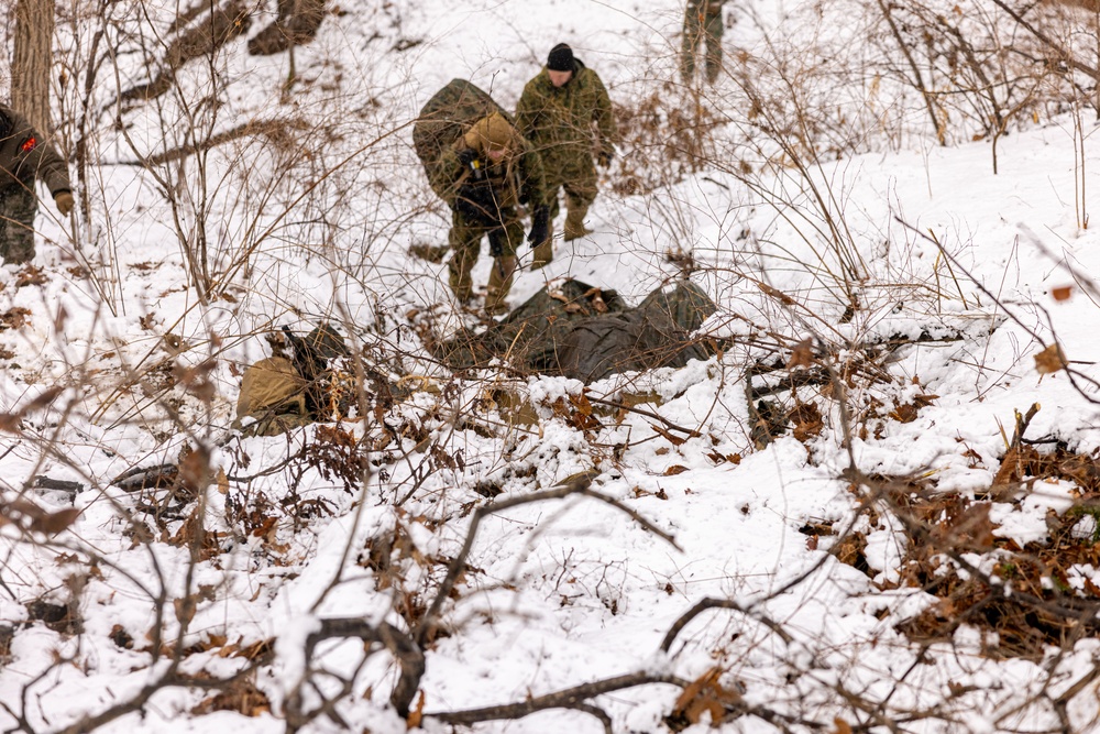 U.S. and Republic of Korea Reconnaissance Marines Bilateral Surveillance and Patrolling Training During KMEP 25.1