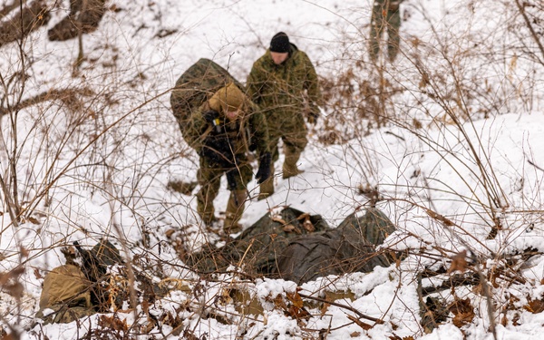 U.S. and Republic of Korea Reconnaissance Marines Bilateral Surveillance and Patrolling Training During KMEP 25.1