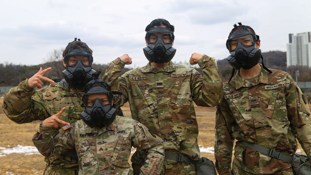 USAG Casey Takes Part in Gas Chamber Training