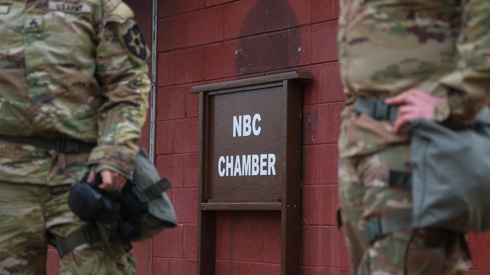 USAG Casey Takes Part in Gas Chamber Training