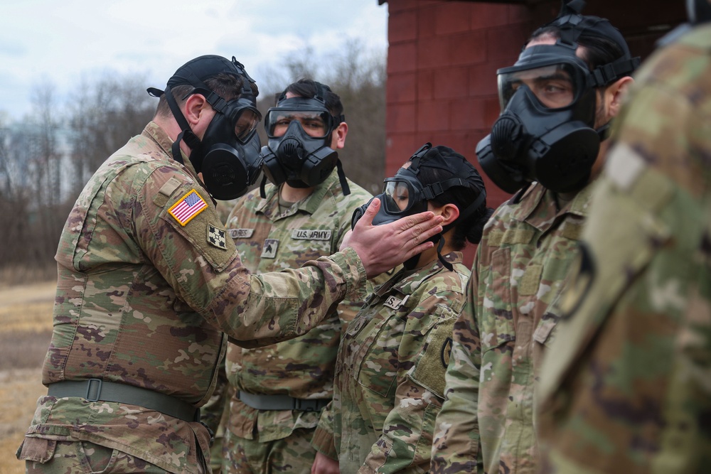 USAG Casey Takes Part in Gas Chamber Training