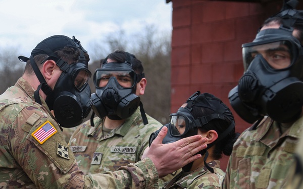 USAG Casey Takes Part in Gas Chamber Training