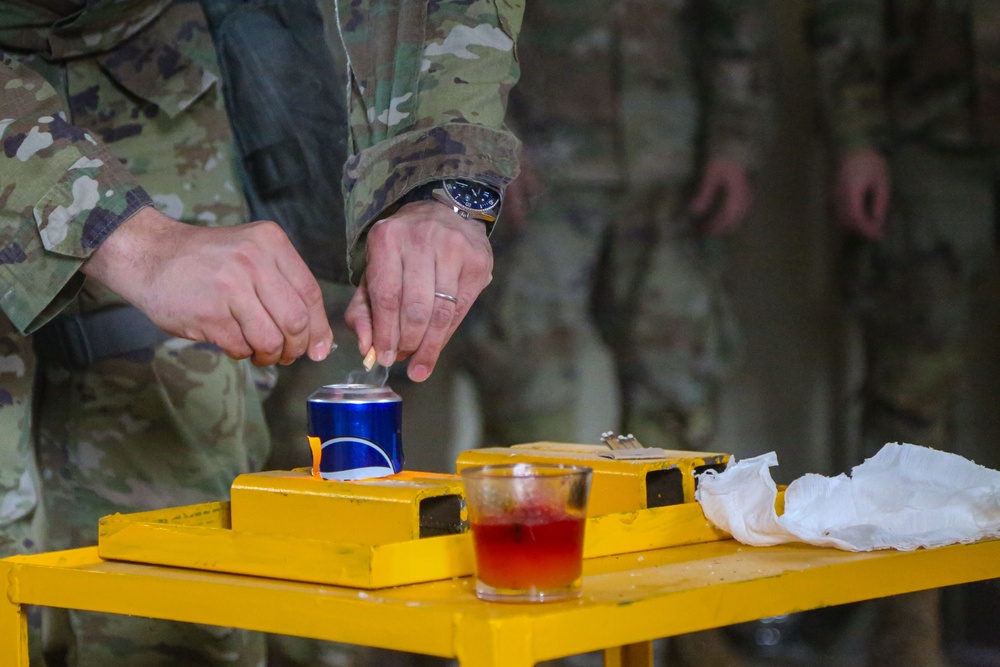 USAG Casey Takes Part in Gas Chamber Training