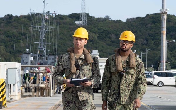 LPD USS San Diego Visits White Beach
