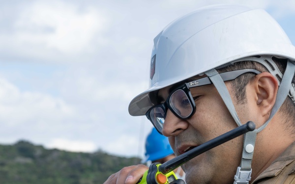 LPD USS San Diego Visits White Beach