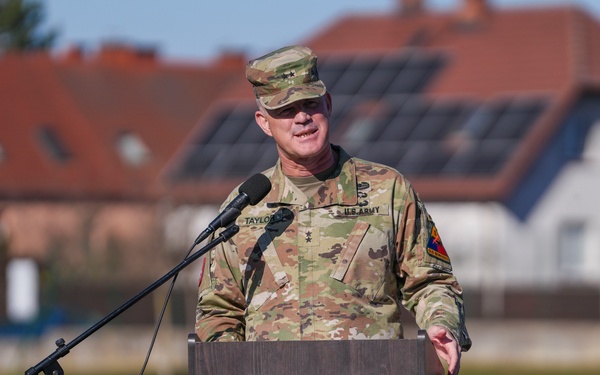 1st Armored Division assumes control of operations in Eastern Europe