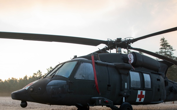 1-214th Aviation Regiment's Charlie Company trains at Grafenwoehr during Lethal Cougar