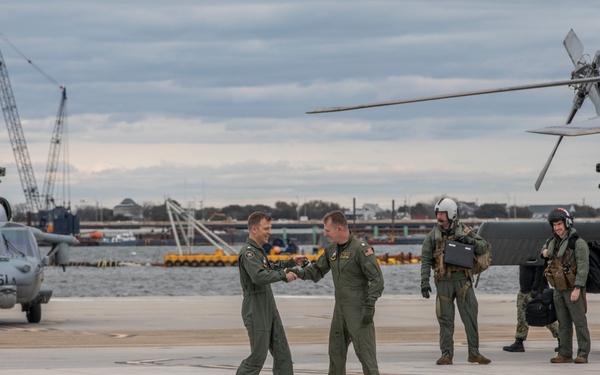 HSC-26 Holds Change of Command Ceremony