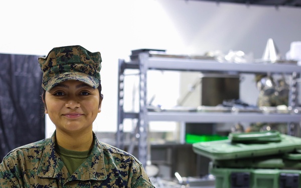 Lance Cpl. Alondra RuizHernandez; 2nd MLG warrior of the week