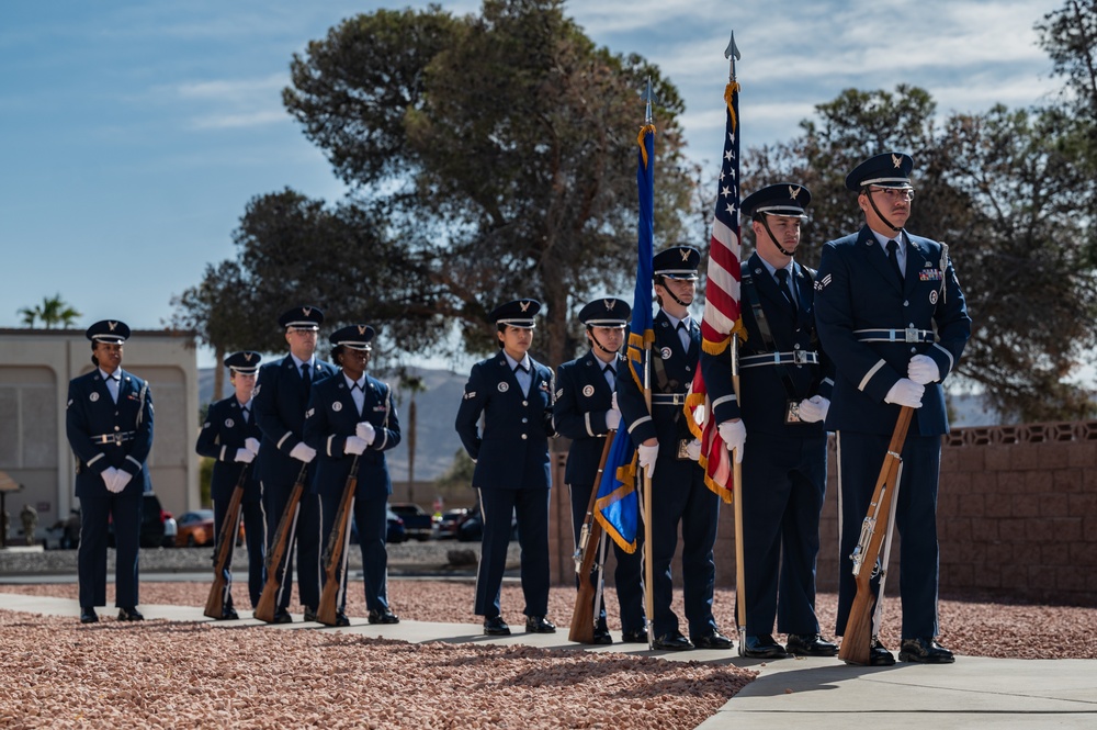 Honor Guard Class 25-B Graduation at Nellis AFB