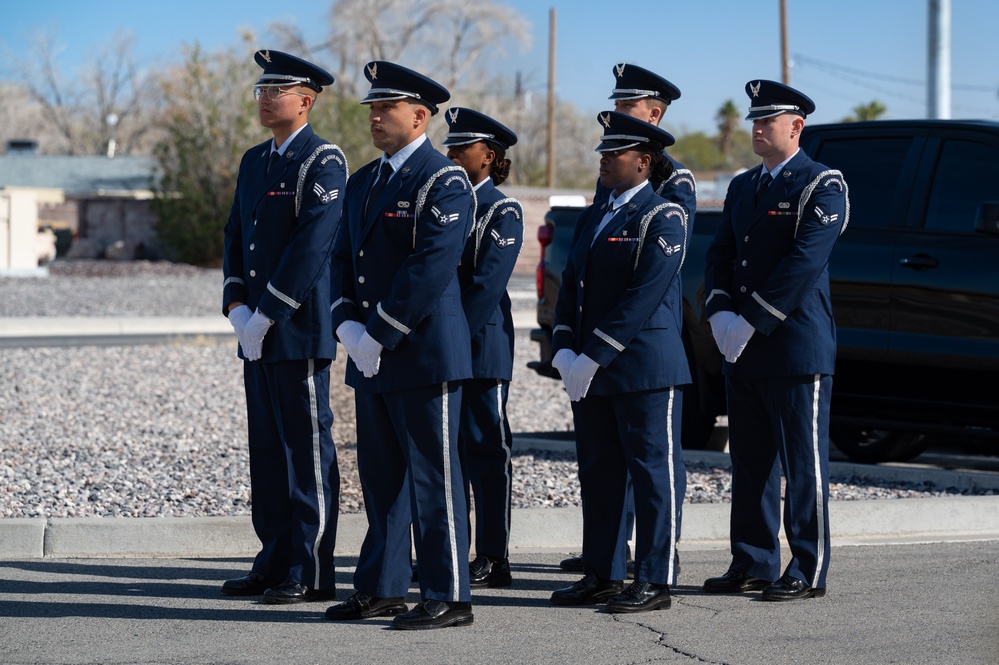 Honor Guard Class 25-B Graduation at Nellis AFB