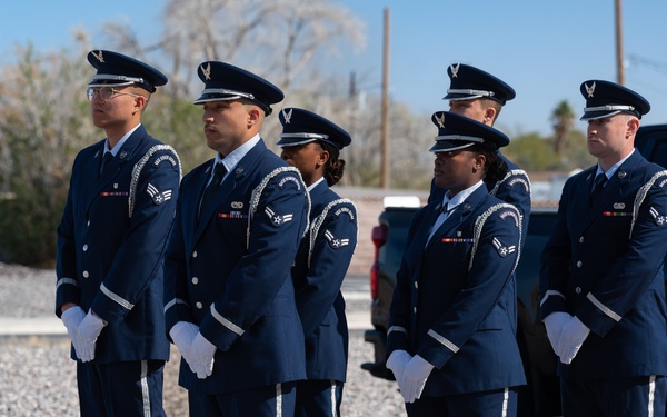 Honor Guard Class 25-B Graduation at Nellis AFB