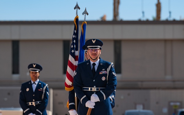 Honor Guard Class 25-B Graduation at Nellis AFB