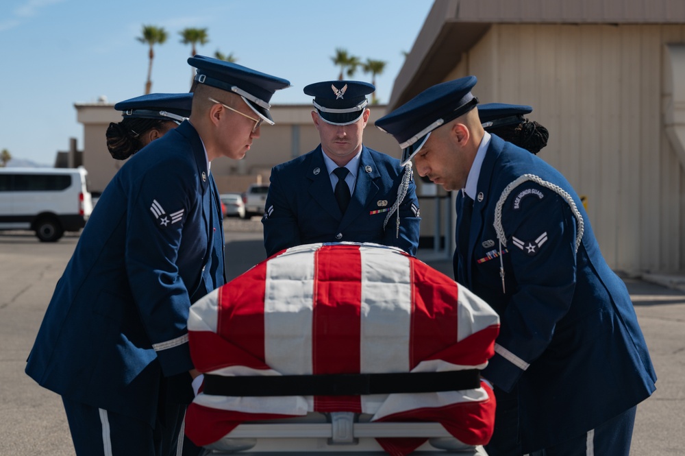 Honor Guard Class 25-B Graduation at Nellis AFB