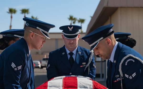 Honor Guard Class 25-B Graduation at Nellis AFB