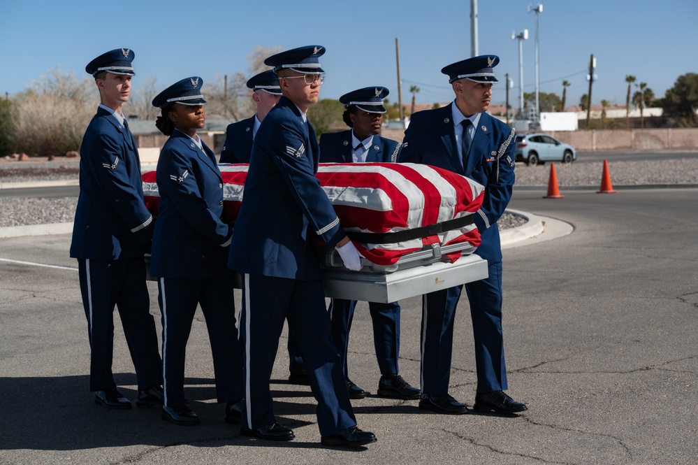 Honor Guard Class 25-B Graduation at Nellis AFB