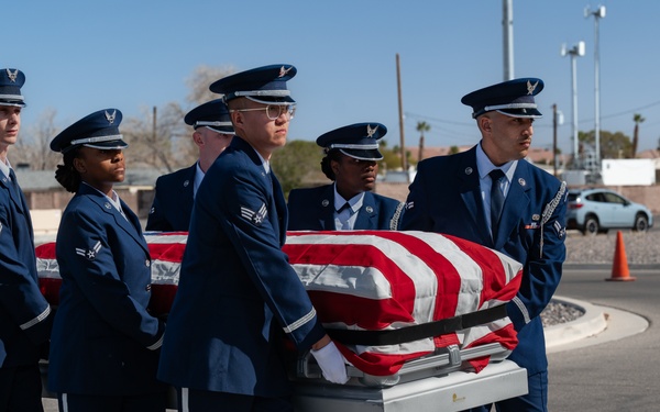 Honor Guard Class 25-B Graduation at Nellis AFB