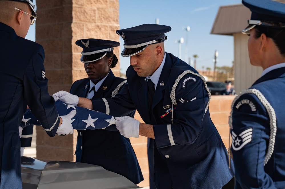 Honor Guard Class 25-B Graduation at Nellis AFB