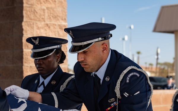 Honor Guard Class 25-B Graduation at Nellis AFB