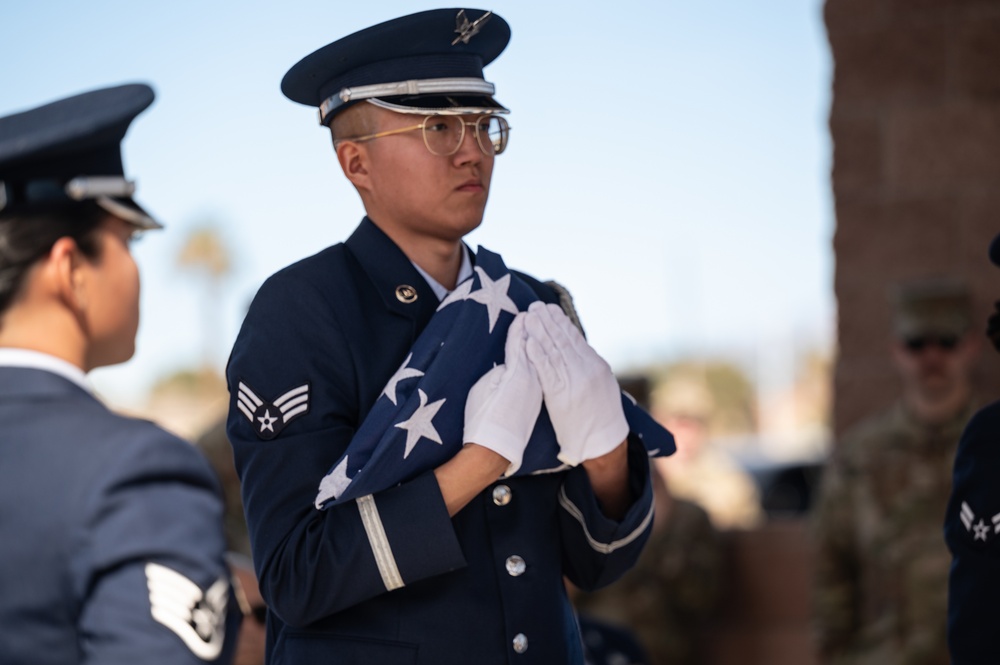 Honor Guard Class 25-B Graduation at Nellis AFB