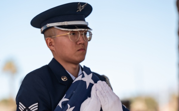 Honor Guard Class 25-B Graduation at Nellis AFB