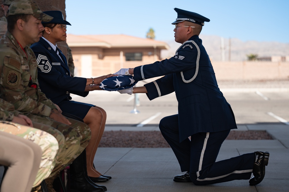 Honor Guard Class 25-B Graduation at Nellis AFB