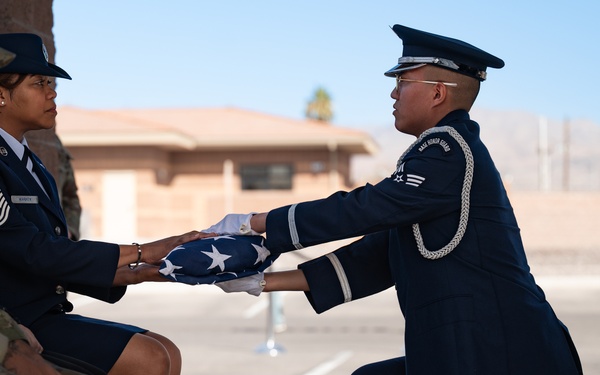Honor Guard Class 25-B Graduation at Nellis AFB