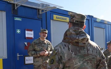 Deputy Commanding General-Maneuver of V Corps visits Camp Reedo