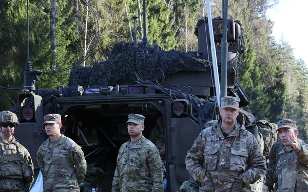Deputy Commanding General Maneuver of V Corps visits Camp Reedo