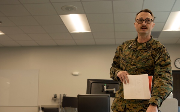 Marines Test out "Down Range" Wargame