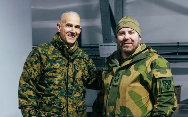 Exercise Joint Viking 25: II MEF and 2d MARDIV Leadership Visit Marines and Sailors Participating in Exercise JV25
