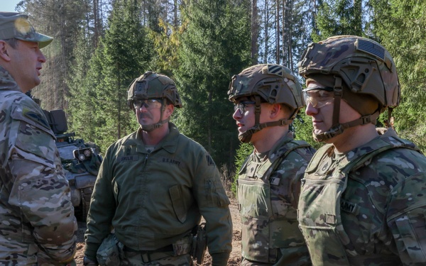 Deputy Commanding General-Maneuver of V Corps visits Camp Reedo