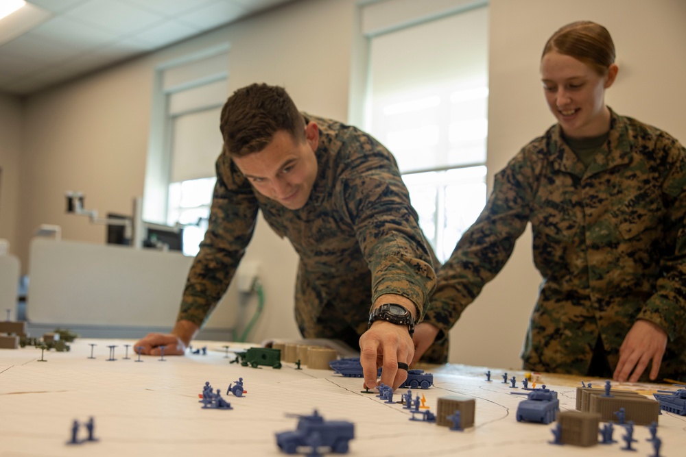 Marines Test out &quot;Down Range&quot; Wargame