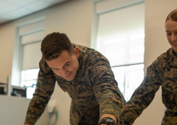 Marines Test out &quot;Down Range&quot; Wargame