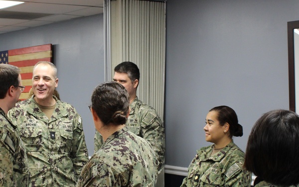 Rear Admiral Kevin Brown, Commander Medical Forces Atlantic, Visits Navy Medicine Readiness and Training Command Patuxent River