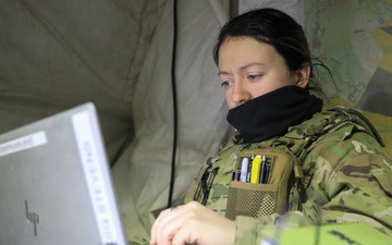 MLRS battalion conducts fire mission rehearsals at tactical operations center during exercise in Norway