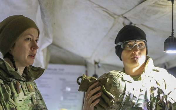 MLRS battalion conducts fire mission rehearsals at tactical operations center during exercise in Norway