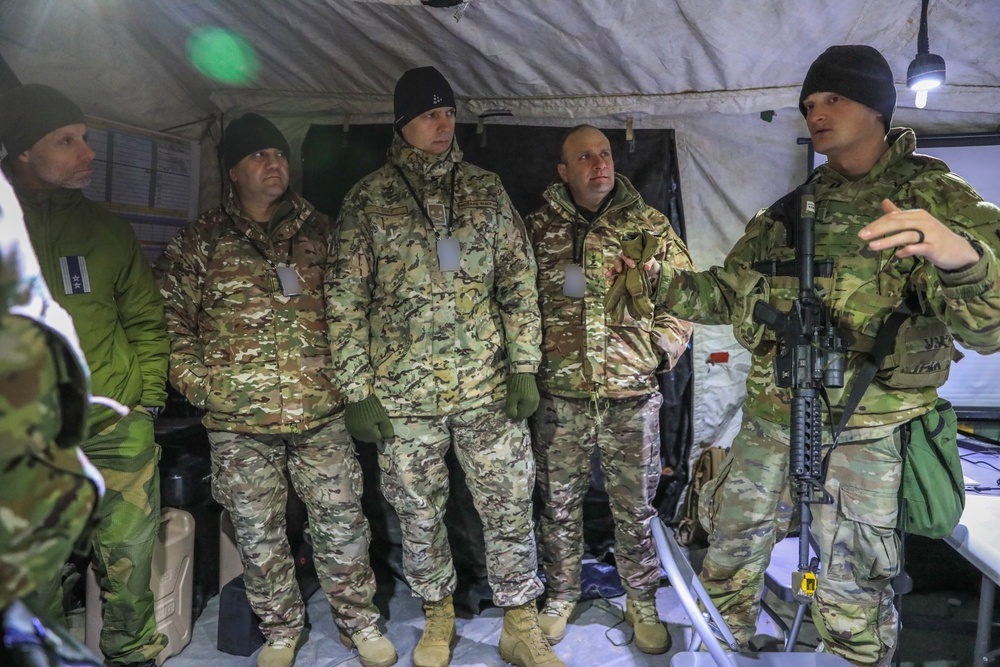 Vienna Document visitors observe U.S. Army MLRS battalion during exercise in Norway