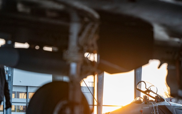 F-15E Strike Eagles in the morning