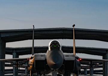 F-15E Strike Eagles in the morning