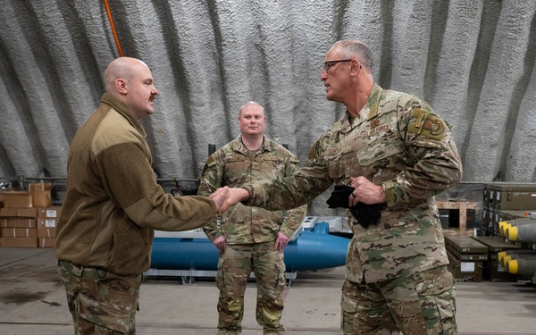 11th Air Force Leadership visits Eielson